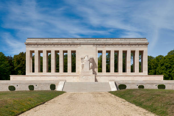 Château-Thierry, France - The Chateau-Thierry American Monument is a World War I memorial located outside of the city, France. Architecturally it is a notable example of Stripped Classicism.